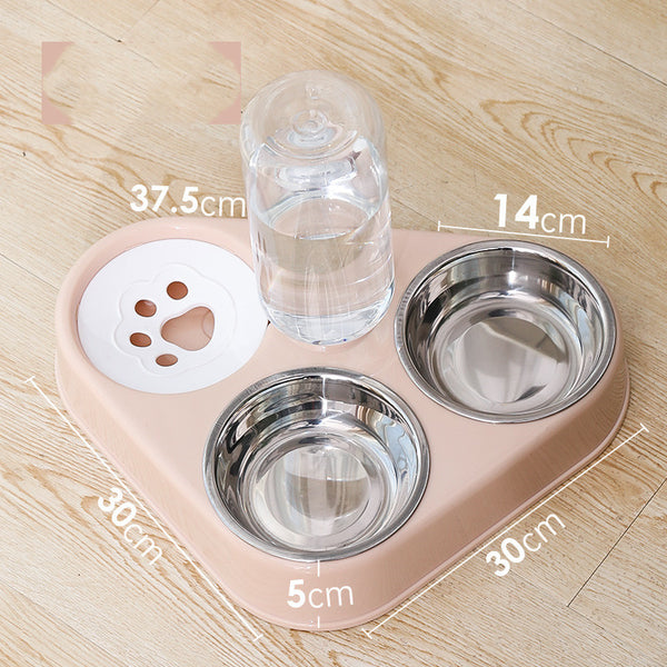 3-in-1 Water Dispensing Bowl for Dogs & Cats