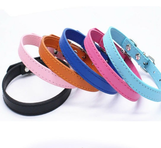 Adjustable Soft Leather Collars