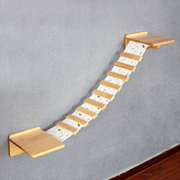 Wall-Mounted Wooden Climbing Frames