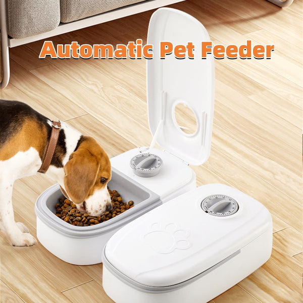 Timer Controlled Food Dispenser for Dogs & Cats