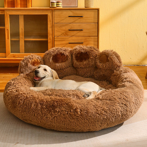 Cozy Paws Fleece-Lined Bed